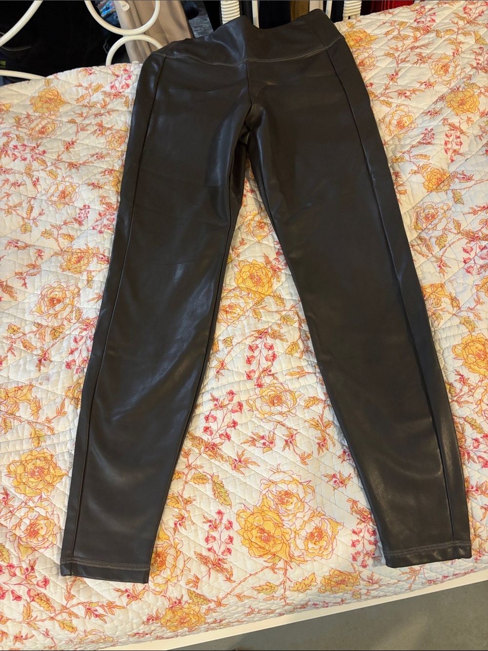 Athleta Faux Leather Skinny Jeans - Brown